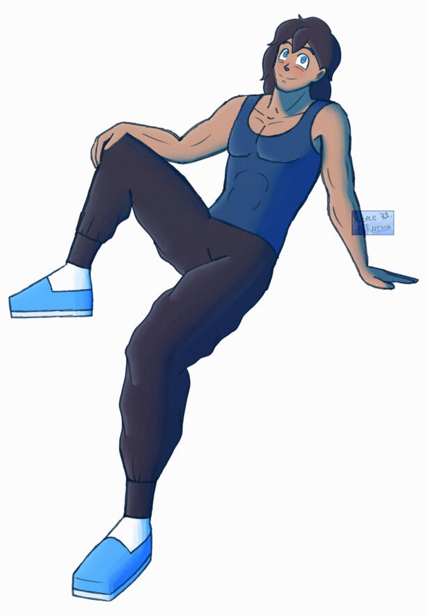 Donnie (Dragon Ball fan character) full body art (drawn in March 2026)